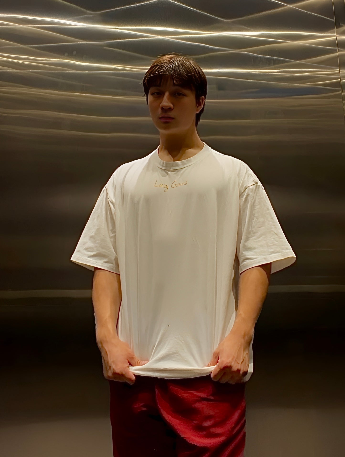 Golden Haze Boxy Shirt