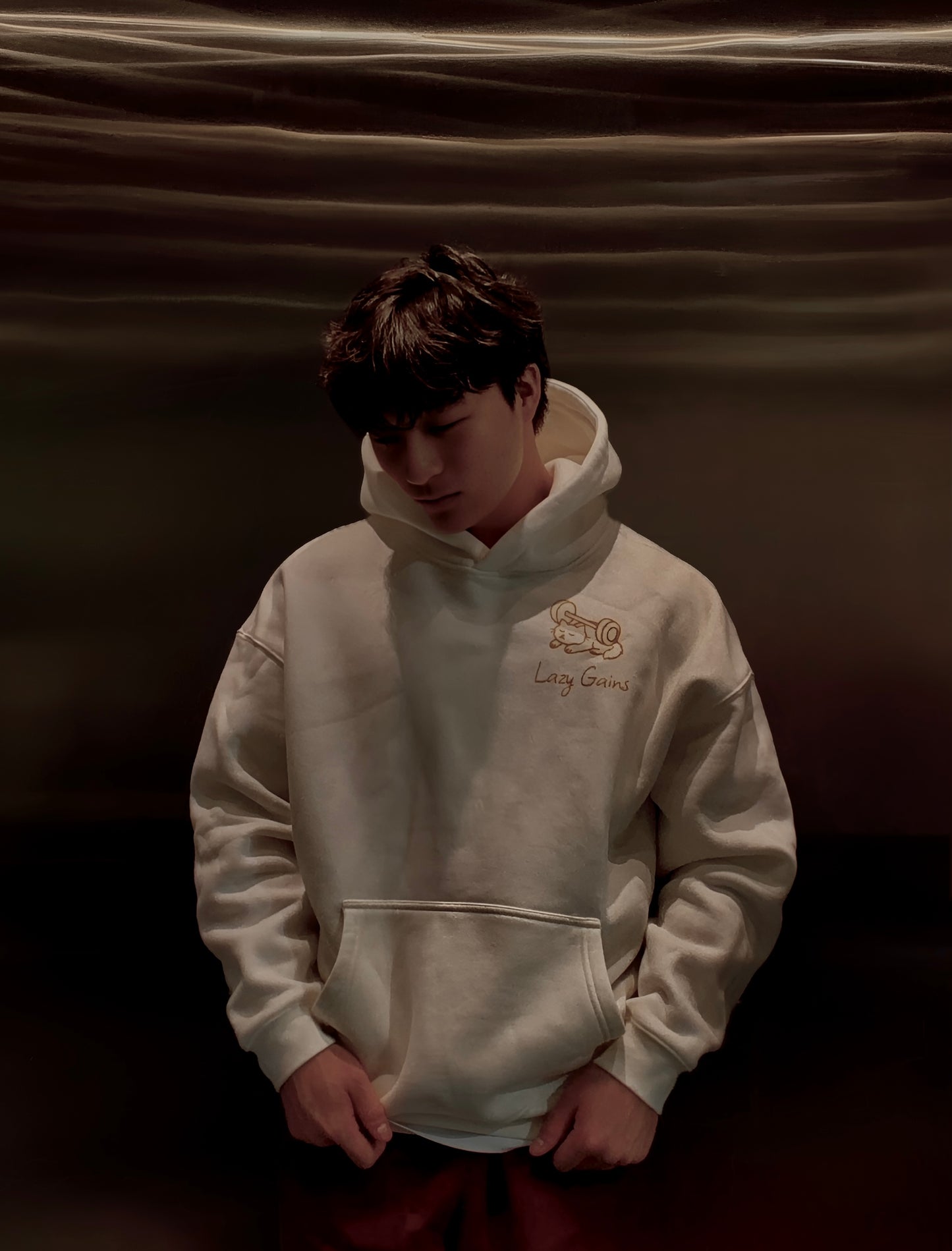 Golden Haze Oversized Hoodie