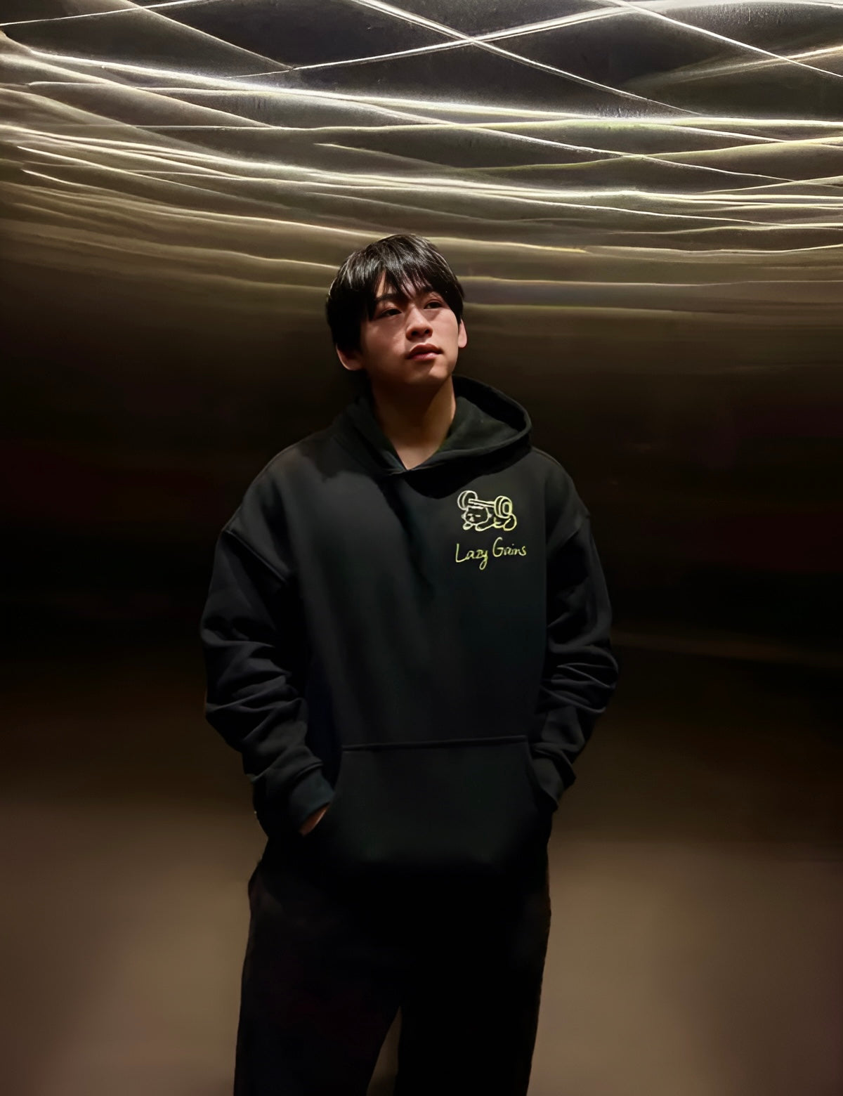 Ambient Night Oversized Hoodie