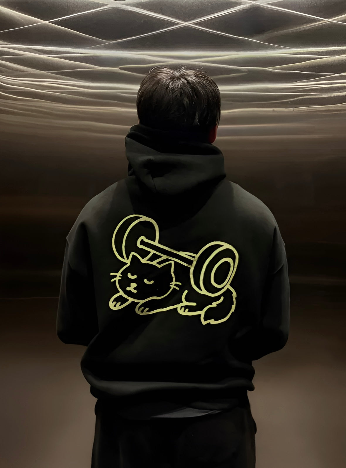 Ambient Night Oversized Hoodie