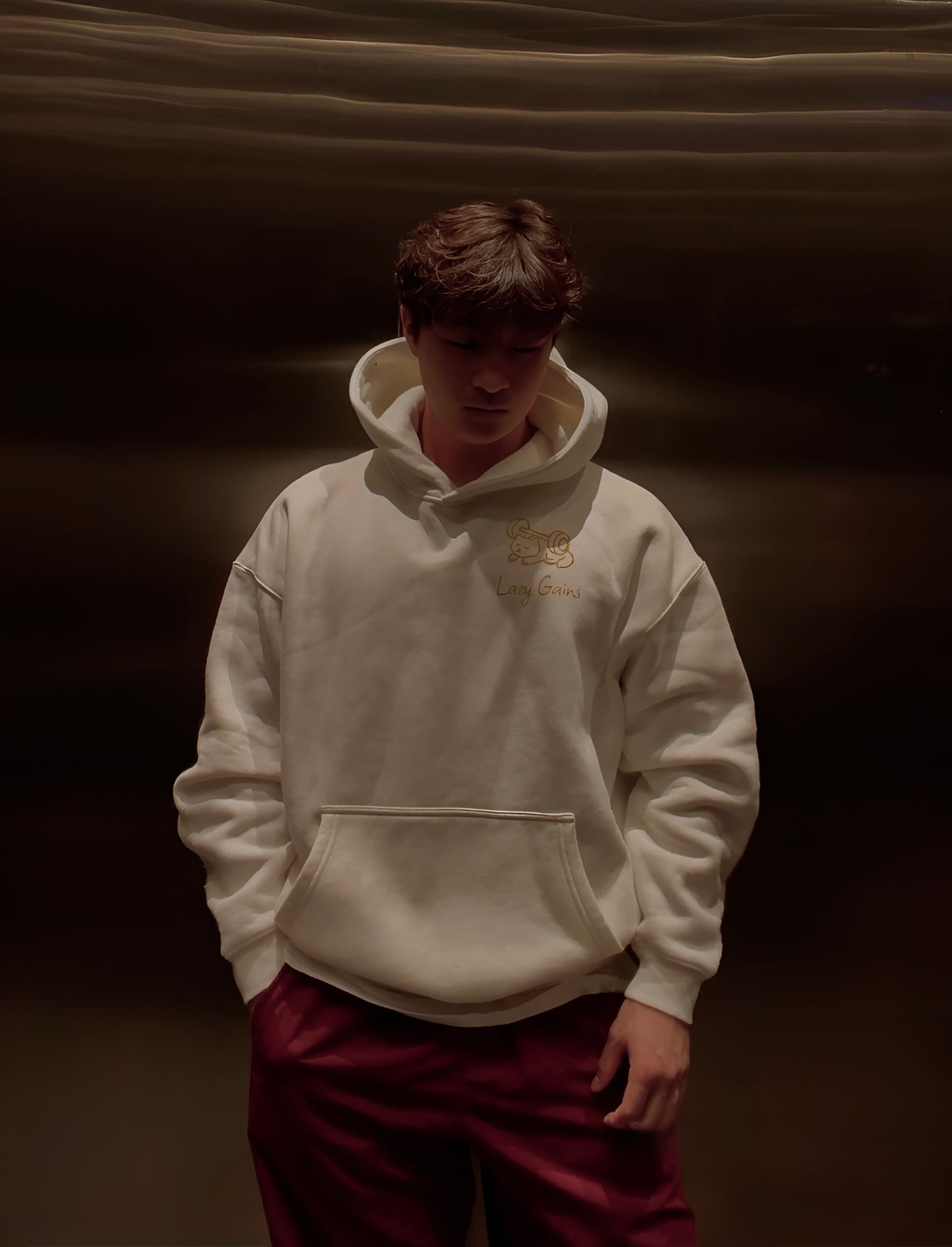 Golden Haze Oversized Hoodie