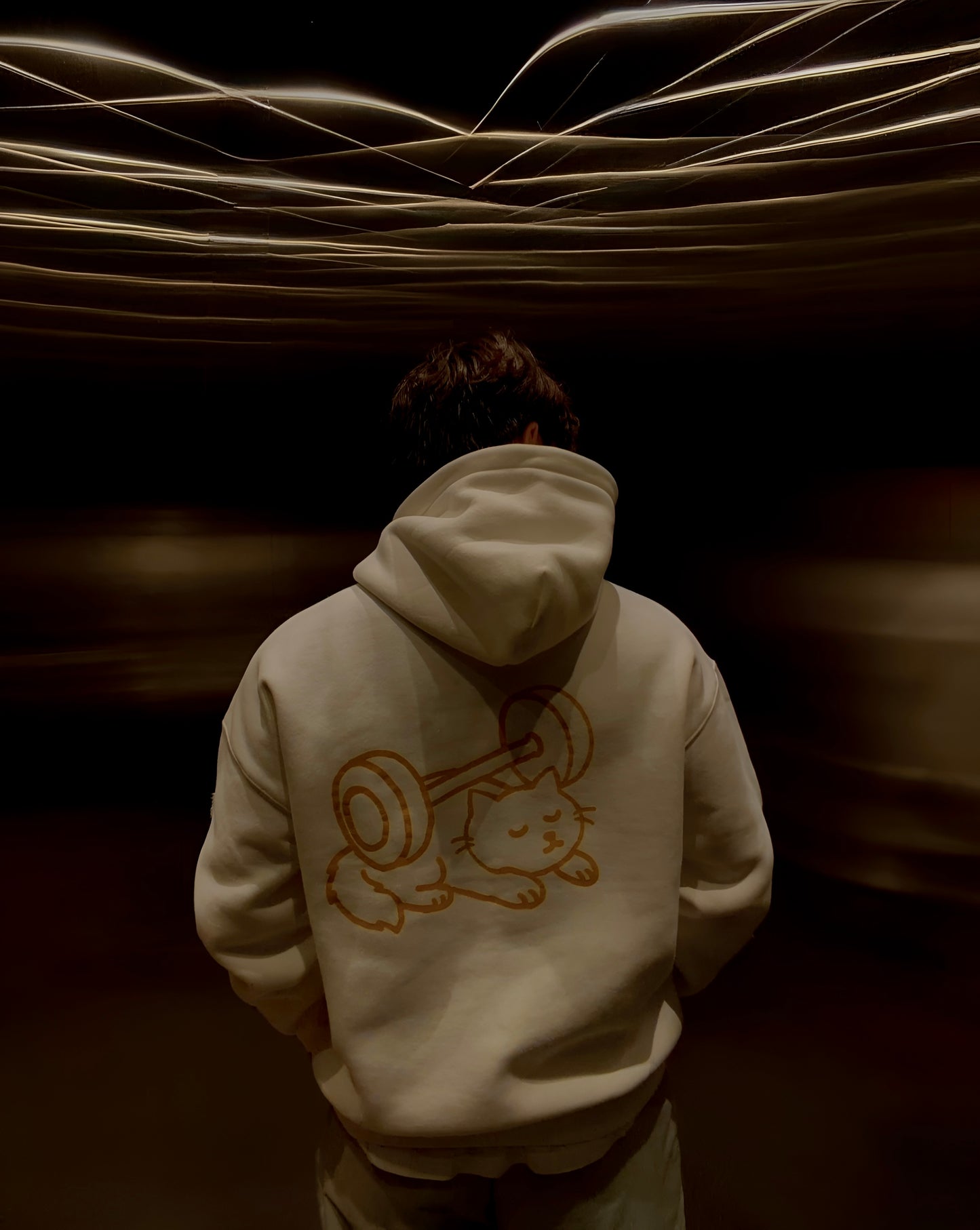 Golden Haze Oversized Hoodie